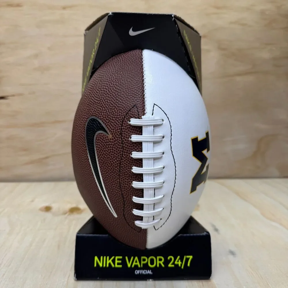 NEW Michigan Wolverines Nike Vapor 24/7 Autograph Football Official Size